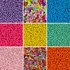 Kit Miçangas Coloridas Infantil 1380 Peças+ Fio De Silicone