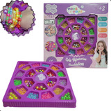 Kit Miçangas Fábrica De Bijus Brinquedo Pulseira Infantil