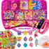 Kit Miçangas Infantil 3500 Pç Para Montar Pulseiras Bolinhas