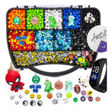 Kit Miçangas Infantil Menino P Montar Pulseiras C Cor Variação 1