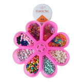Kit Miçangas Montagem Infantil Coloridas Pulseiras