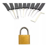 Kit Micha 9pcs Chave Para Fechadura Cadeado De Segurança Ofi
