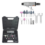 Kit Micro Retífica Pneumática Com 16 Peças Starfer