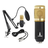 Kit Microfone Bm800 Pop Filter Aranha