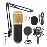 Kit Microfone Condensador Profissional Articulado P2