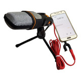 Kit Microfone P Gravação De Voz No Celular P3 P2 Estudio