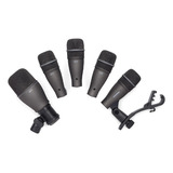 Kit Microfone Para Bateria Samson Dk705 5pcs 