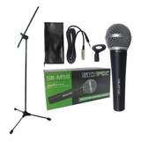 Kit Microfone Profissional M58 Skypix Pedestal Girafa Ask