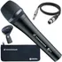 Kit Microfone Profissional Sennheiser E945 Dinâmico C/ Cabo