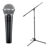 Kit Microfone Profissional Sm58 lc