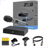 Kit Microfone Qualidade Profissional Sem Fio Cabo Xlr
