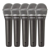 Kit Microfone Samson Q7 Com 5un 