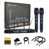 Kit Microfone Sem Fio Qualidade Profissional 2 Cabos Xlr