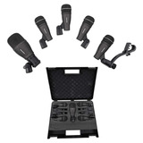 Kit Microfones Para Bateria Dk705 Samson Com 5 Unidades Nf