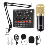 Kit Microfones Profissional Bm800 Mesa V8