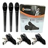 Kit Microfones Unidirecionais Kadosh Kds-300 3 Pçs