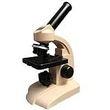 Kit Microscopio Monocular Biologico Com Luz
