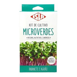 Kit Microverdes Rabanete E Agrião Substrato Carolina Soil