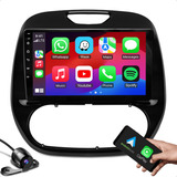 Kit Midia De 9 Polegadas Carplay E Moldura 2 Din Com Câmera