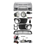 Kit Milha Grade Central Palio Siena Economy Xenon Ou Led