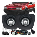 Kit Milha Neblina Redondo Uno Fiorino 1984 85 À 03 Chicote