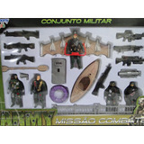 Kit Militar Soldado Exercito Comando Missão
