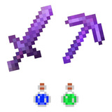 Kit Minecraft Netherine Encantado Espada