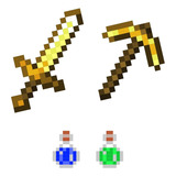 Kit Minecraft Ouro   Espada