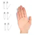 Kit Mini Alfinete De Segurança 1000 Prata Níquel Nº000 19 Mm