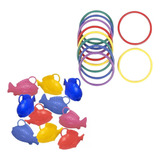 Kit Mini Argola E Peixinho 15 Pacote C 10un Cada
