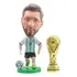Kit Mini Craque Lionel Messi + Mini Troféu Em Metal - Boneco