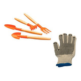 Kit Mini Ferramentas Jardinagem Tramontina 4 Pçs Luva