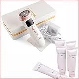 KIT Mini HIFU - Gel Condutor -75ml- Mini HIFU Portátil Uso Doméstico Com 3 Modos 5 Níveis- Rejuvenescimento Facial EMS RF Máquina De Beleza Da Pele Ultra-sônica Cuidando Da Beleza Do Rosto E Do Corpo