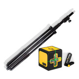 Kit Mini Nível Laser Profissional 2 Linhas Com Tripé