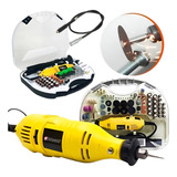 Kit Mini Retífica Profissional 450w Com Acessórios Completa