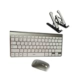 Kit Mini Teclado Mouse Sem Fio Escritório Wireless Notebook Computador Home Office
