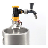 Kit Mini Torneira Nukatap Conector Ball Lock Controle Fluxo
