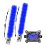 Kit Mini Vu Ajk Sound 2 Réguas Azuis C 33 Leds Central