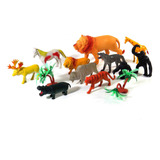Kit Miniatura Brinquedo Animais Selvagens Selva