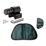 Kit Mira Laser Airgun Airsoft Trilho Capa Pistola Forrada