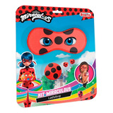 Kit Miraculous Ladybug Com Máscara, Ioiô E Brincos - Rosita