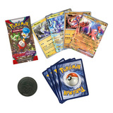 Kit Miraidon Ex Koraidon Ex Lote 100 Cartas Moeda Booster
