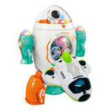 Kit Missão Espacial Nave Fricção Foguete Dancing Musical