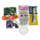 Kit Mix Cores Customização Abadá Fantasia Carnaval Bloquinho