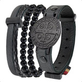 Kit mix Pulseiras Couro