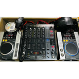 Kit Mixer Behringer Djx750+cdj200 Pioneer+fone Sony+case