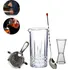 Kit Mixing Glass Com Strainer Dosador De Bebidas E Bailarina