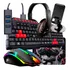Kit Mobilador Gamer Teclado Vermelho Led 7 Cores Qwerty.