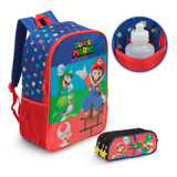 Kit Mochila Bolsa Escolar