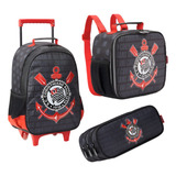 Kit Mochila Com Carrinho